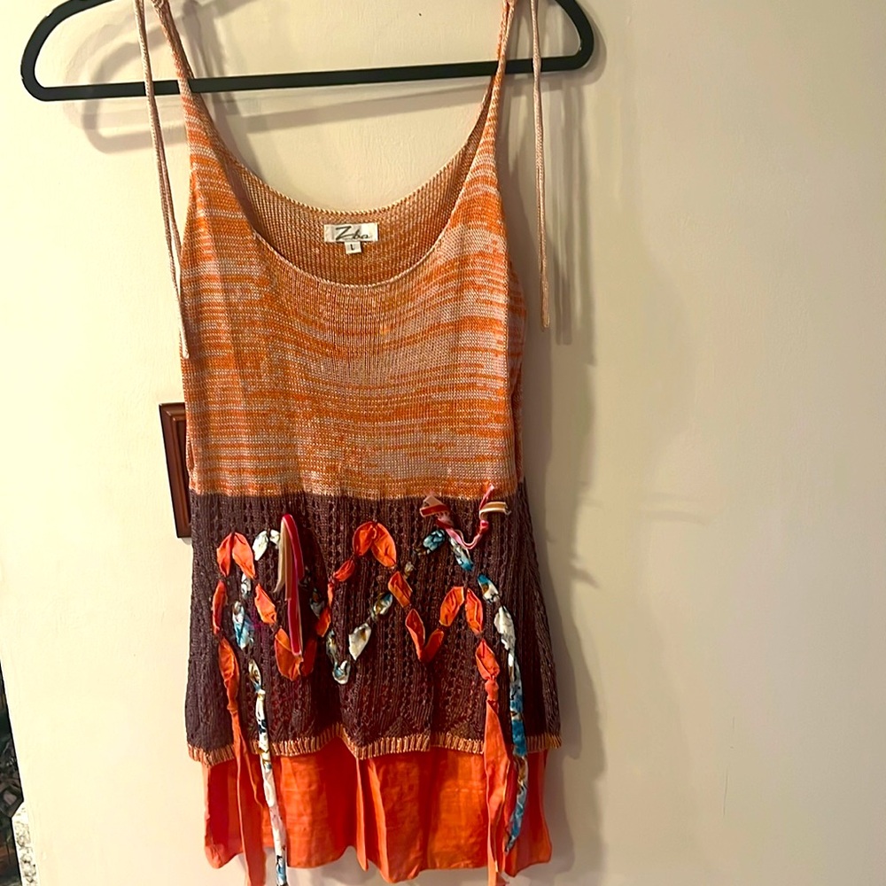 Zba Mixed media top